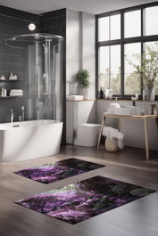 Mijölnir Juego de alfombrillas de baño CT-5153 de 2 piezas
